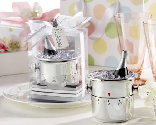 Party Favor Lets Celebrate Champagne Bucket Timer: Wedding Party Favor