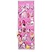 Mofeng Toys Storage, 24 Pocket Hanging Wall Organizer, Over The Door Hanging Shoe Organizer Bag (Pink)