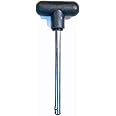 SB Distribution Ltd. Pin, Tensile - 3/8" Diameter | 3-3/4" Locking Space - Universal Weight Stack Replacement SELECTOR KEY| (T- Round Knob,| DETENT Hitch PINS - Chrome Plated Steel Shaft