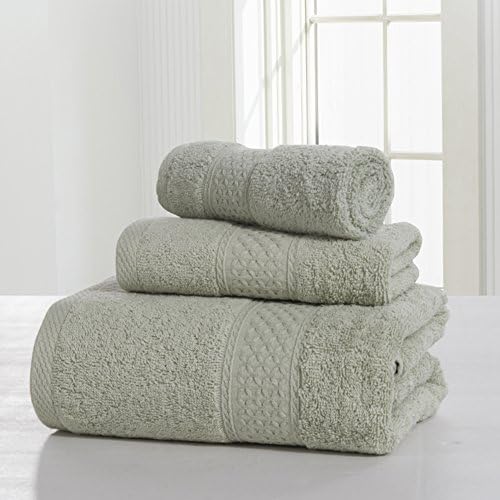 Cotton solid color bath towel set for adults/ big towel/ five-star hotel towels/ plain coloured towels/ male and female couples absorbent bath towel-B