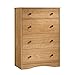 Sauder Beginnings 4 Drawer Chest, Highland Oak