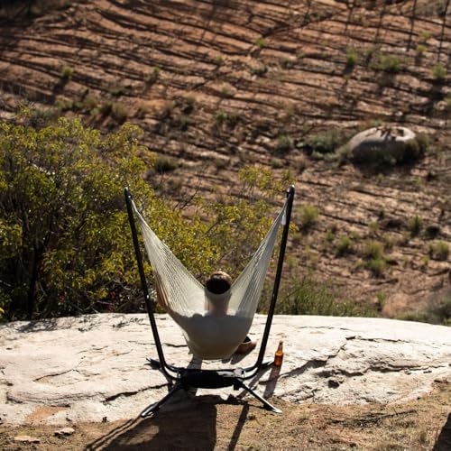 The Vista Hammock Stand by Yellow Leaf Hammocks - 330lb Max - Lightweight, Portable Hammock Swing Chair Stand, Easy Assembly, Compatible with Yellow Leaf Hammock Chairs Only, Color: Deep Charcoal