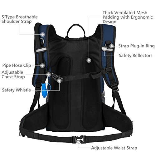image for RUPUMPACK Insulated Hydration Backpack Pack with 2.5L BPA Free Bladder