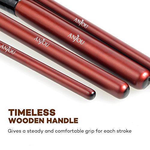 Anjou Makeup Brushes, 24 Pieces Professional Eye Makeup Cosmetics Brush