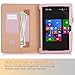 Asus Transformer Mini T102HA Case-Premium PU with Hand Strap, Card Slots,Ultra Slim Magnetic Smart Cover Case for ASUS 10.1” Transformer Mini T102HA-D4 -GR 2 in 1 Touchscreen Laptop (Pink)