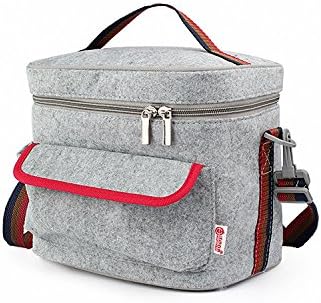 Lunch Bags, Houzemann Insulated Lunch Bag Cooler Bag, Reusable Picnic Lunch Bags Boxes Cooler Tote Bag with Zipper Closure for Men Women Adults Kids