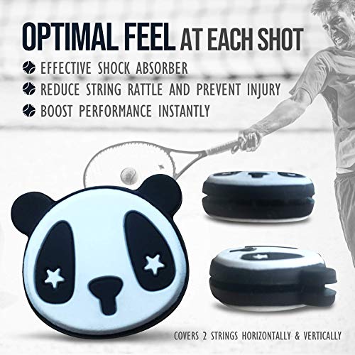 image for Alien Pros Tennis Racket Vibration Dampener (2-Pack) - Perfect Shock A