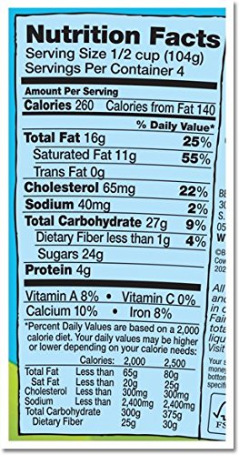 Ben & Jerry's - Vermont's Finest Ice Cream, Non-GMO - Fairtrade - Cage-Free Eggs - Caring Dairy - Responsibly Sourced Packaging, Coffee, Coffee BuzzBuzzBuzz!, Pint (4 Count)