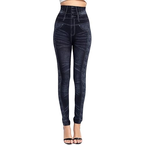 Whear Jeans for Women Distressed Ripped Embroidered Floral Denim Pants Destroyed High Rise Skinny Trousers