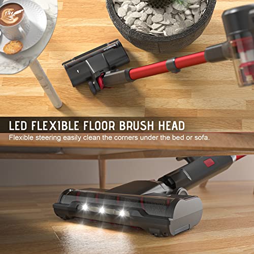 Corded Stick Vacuum Cleaner, 600W 20Kpa Stick Vacuum with AntiTangle