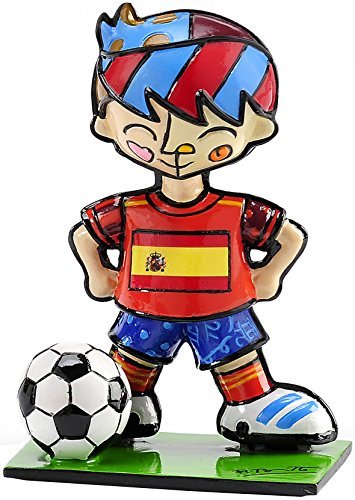 Romero Britto World Cup Soccer Player Mini-Figurine - Spain