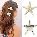 DZT1968(TM)1PC Women Girl Bride Shoot Daily Beach Wedding Party Starfish Headwear Hair Pin With Clip