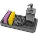 GOOD TO GOOD Silicone Sponges Holder - Kitchen Sink Organizer Tray for Sponge, Soap Dispenser, Scrubber and Other Dishwashing Accessories primary