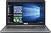 2016 ASUS 15.6 High Performance HD Laptop (Intel Quad Core Pentium N3700 Processor up to 2.4 GHz, 4GB RAM, 500GB HDD, SuperMulti DVD, Wifi, HDMI, VGA, Webcam, Windows 10-silver)