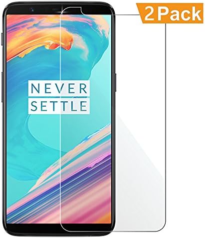 Gosento [2 Pack OnePlus 5T Screen Protector, Tempered Glass 9H Hardness Film Anti-Scratch High Responsivity Screen Protector for OnePlus 5T