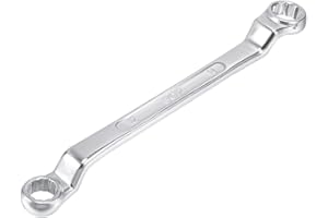 uxcell 12mm x 14mm Metric 12 Point Offset Double Box End Wrench Chrome Plated, Cr-V Steel