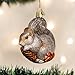 Old World Christmas Ornaments: Wildlife Animals Glass Blown Ornaments for Christmas Tree, Hungry Squirrel