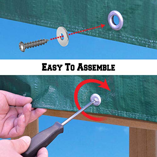 BenefitUSA Replacement Canopy Cover for Backyard Wood Playset Swing Set (43" X 90")