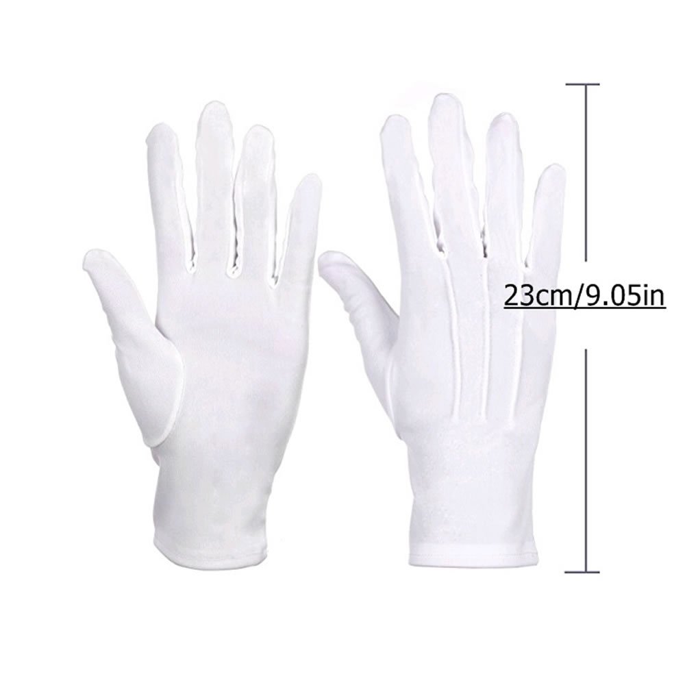 Oryougo 2ペアホワイトフォーマルタキシードhonor Guard Parade検査コレクションserve手袋 ストアー B077ywhvg6