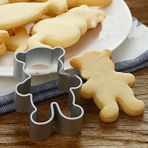 Little Bear Aluminum Cookie Cutter Mold Biscuit Fondant Cutter Cake Decorating Tool by TTC STORE