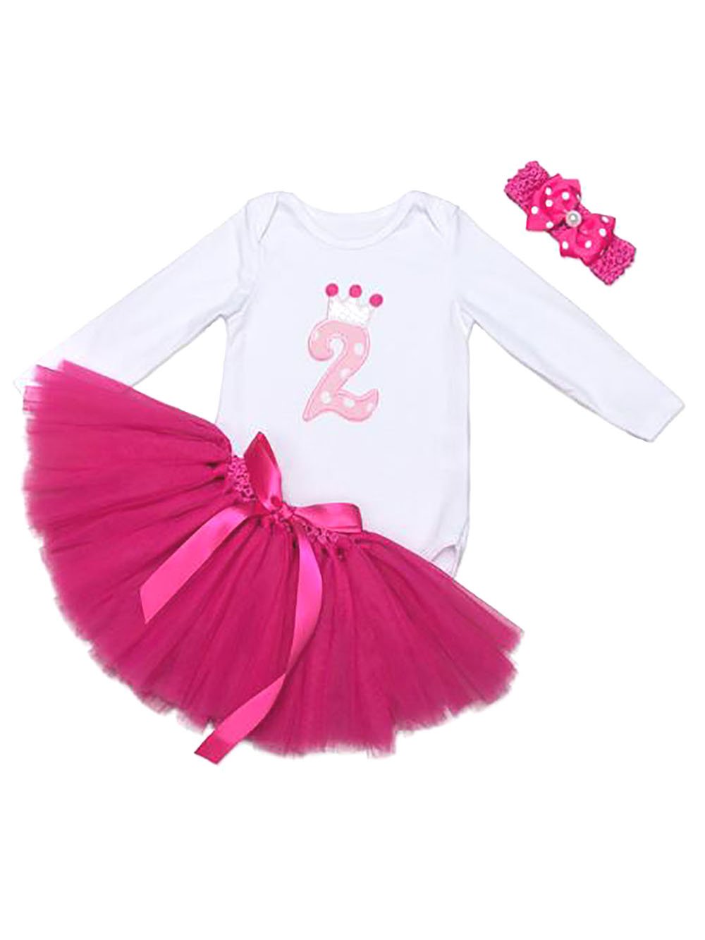 9 24 Mois Mainaisi Bebe Filles Jupe De Anniversaire 1 An 3pcs Romper Tutu Bandeaux Bebe Puericulture Bebe Fille 0 24m Nertili Al