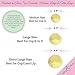 Bamboo Viscose Nursing Pads - 14 Washable Pads with Wash and Storage Bags - Breastfeeding Nipple Pads for Maternity - Reusable Breast Pads for Breastfeeding (Pastel Touch, Medium 3.9