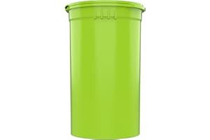 DRAGON CHEWER 19 Dram CR Plastic Packaging Pop Top Containers - Child Resistant Travel Holder Vial Bottles - 225 qty (Lime Green)