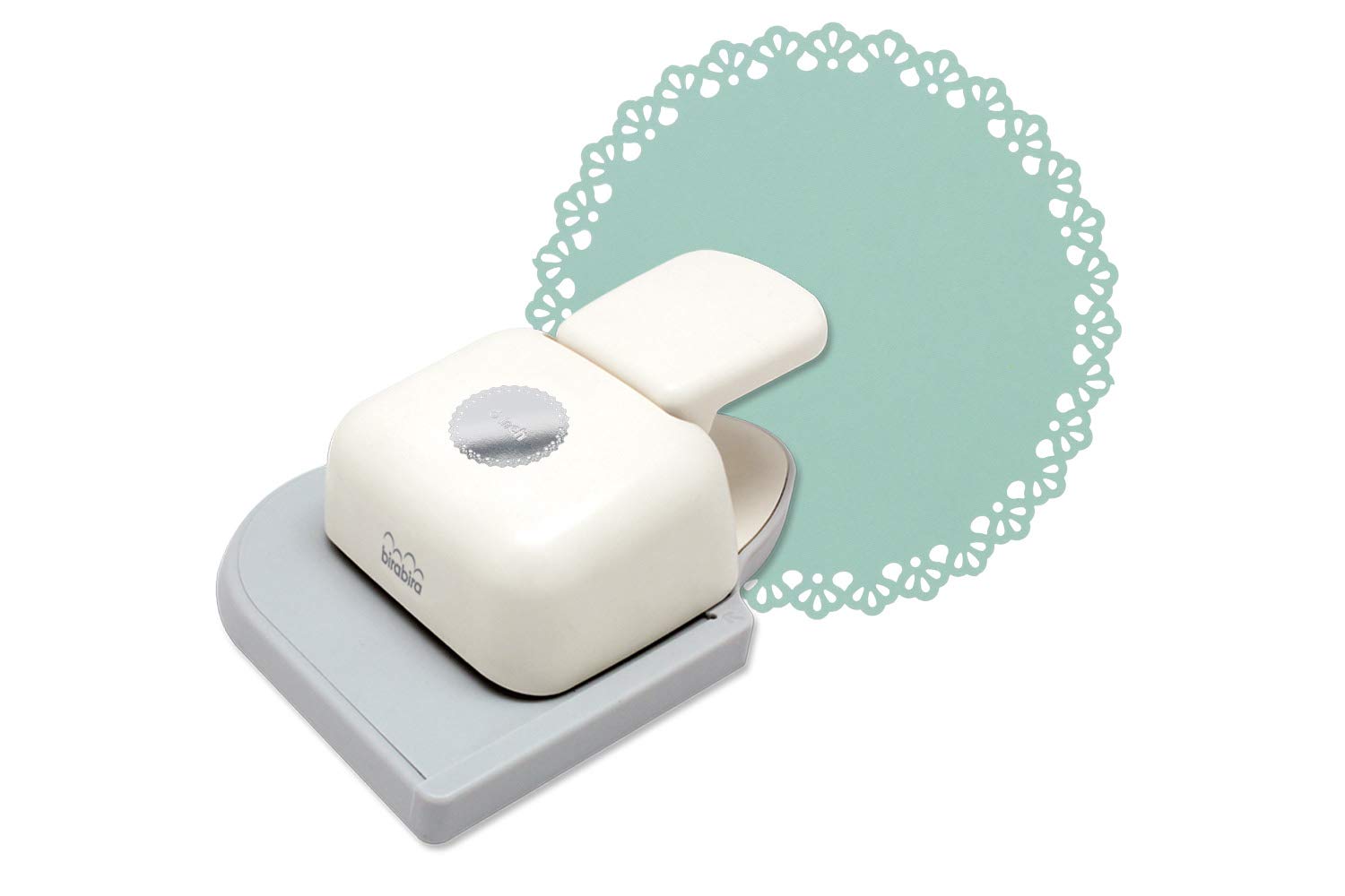 Bira Craft Full-Edge Punch, Raindrop Shape Lever Action Craft Punch for Paper Crafting Scrapbooking (Raindrop)