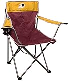 NFL Portable Canvas Folding Kickoff Chair with Cup Holder and Carrying Case