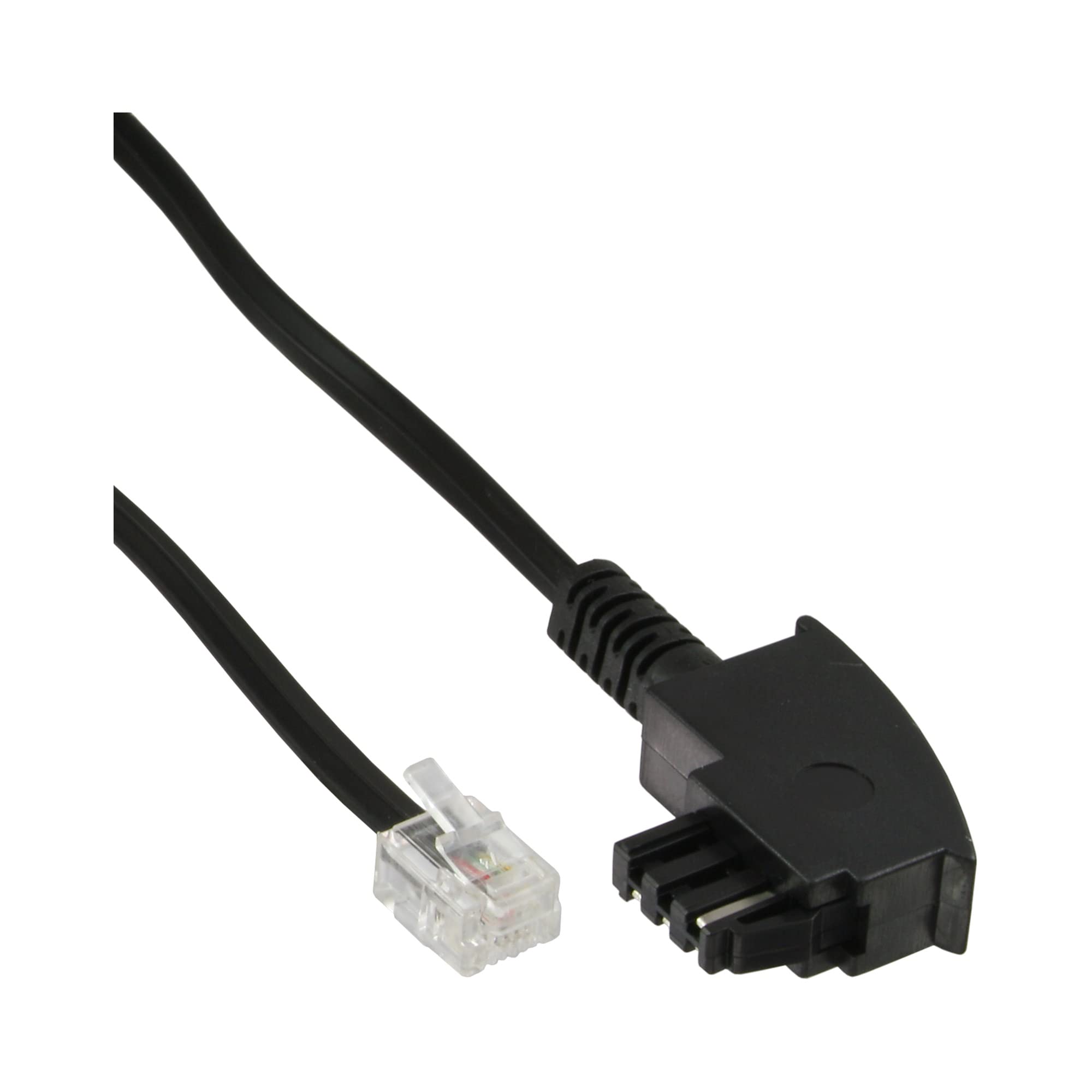 InLine 18920 Cable for Telecoms/Siemens Devices TAE-F Male to RJ11 Male 20 m Black