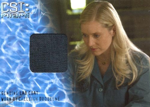 CSI: Miami Series 1 - Calleigh Duquesne's Lab Coat Costume Card MC1