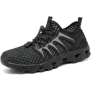 Men's Quick Dry Water Shoes Breathable Mesh Non Slip Outdoor Hiking Aqua Shoes