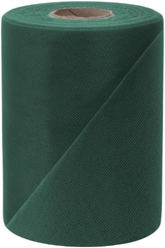 Falk Fabrics Tulle Spool, 6-Inch by 100-Yard, Jade