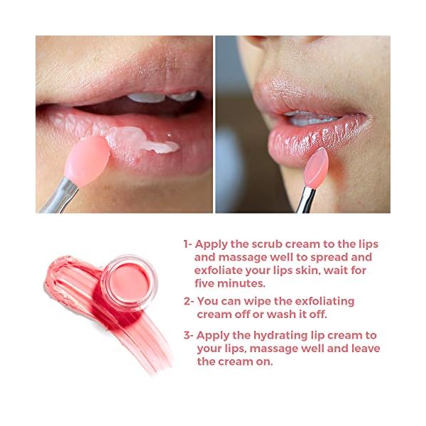 DOUBLE-EFFECT-Lip-Sleep-Mask-with-Collagen-PeptideMoisturizing-Strawberry-Sleeping-Lip-Mask-Overnight-Hydrating-Lip-Balm-Mask-Exfoliating-Lip-Scrub-Lip-Care-Treatment-For-Chapped-and-Cracked-Lips DOUBLE-EFFECT Lip Sleep Mask with Collagen Peptide,Moisturizing Strawberry Sleeping Lip Mask Overnight Hydrating Lip…