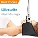 Neck Massager Best Solution for Headaches Alleviate Neck and Back Pain Shoulder Relax Foot Rest Relaxation Massager Stress Reliever for Men Women - Cervical Traction Set
