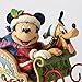 Jim Shore Disney Traditions Mickey and Pluto Laugh All The Way Musical Figurine