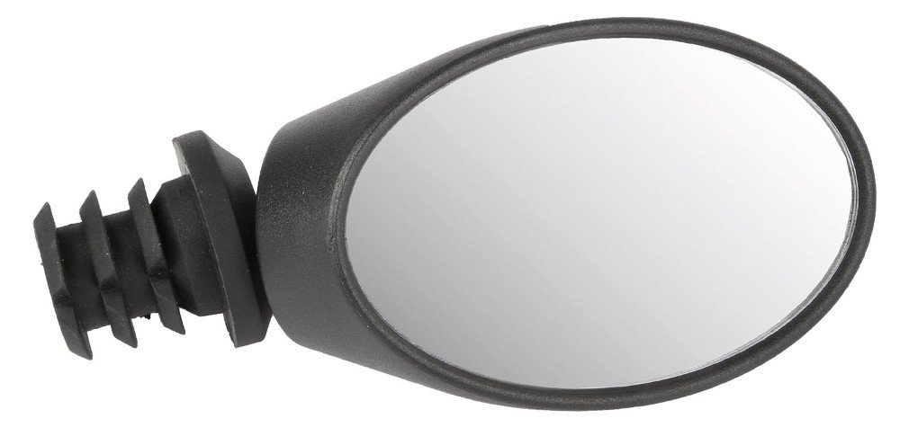 M-Wave Unisex Adult Spy Oval 3D Bicycle Mirror - Black, One Size