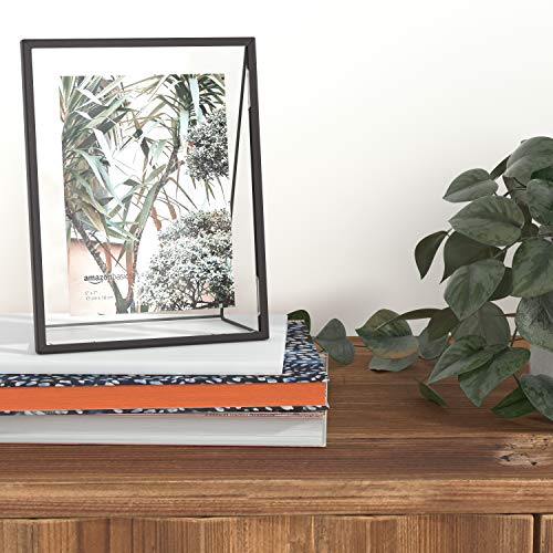 AmazonBasics Wedge Floating Photo Frame for 5 x 7 Inch Photos Slim