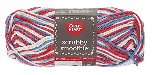 Red Heart Scrubby Smoothie, Nautical Yarn