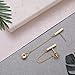 Hypoallergenic Earrings 14K Gold Plated Earrings Dangle Earrings for Women Drop Earrings Huggie Dainty Hoop Earrings (Gold)