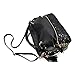 Qianle Fashion Sexy Leopard Print/ Black Bag Paillette Shoulder Bags Handbags for Women Leopard