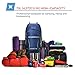 MOUNTAINTOP 70L Internal Frame Backpack Camping Backpacking Hiking Backpack for Men Women with Rain Cover,Sapphire Blue