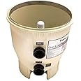 Pentair Swimming Pool Filter Bottom Tank Assembly Replacement for Clean and Clear Plus and Quad DE Cartridge Filters, Almond