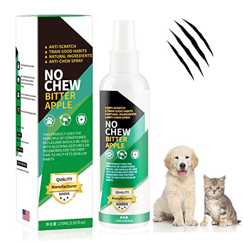 No Chew Spray for Dogs, Bitter Apple Spray for Dogs to Stop