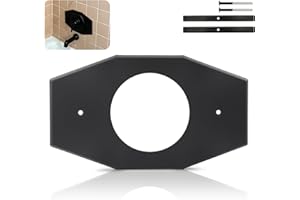 WIRELEL One-Hole-Remodel-Cover-Plate Compatible with Moen and Delta Bathtub and Shower Valves, Renovation Shower Cover Plate Replace 2 Handle or 3 Handle Shower（1-Pack）
