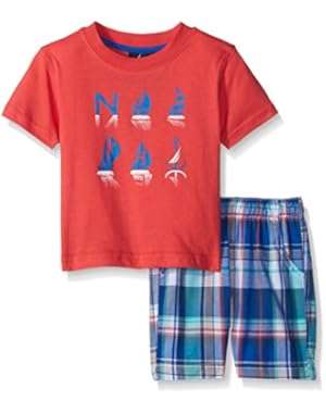 Nautica Baby Boys' 2 Piece Tee Shirt Set