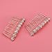 8-Flower Hairpin Combs Crystal Rhinestone Bridal Hair Pins Hair Clips Women Wedding Headpiece for Bride Bridesmaids