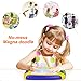 Magnetic Doodle Board, Colorful Drawing Board, Erasable Sketching Pad for Toddlers, Toys for Writing Painting and Learning (Travel Size)