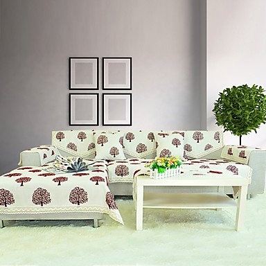 SQL Jacquard Cotton/Linen flocking Sofa Cover Thickening Slip-resistant Fabric Sofa Cushion , 70*70cm