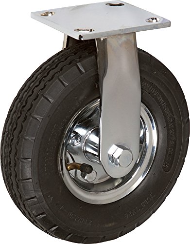 CasterHQ 8" x 2.5" RIGID PNEUMATIC CASTER - 4 PLY - 250 LBS CAPACITY - Air Filled - Commercial / Industrial Application - 8 inch - shock absorption -